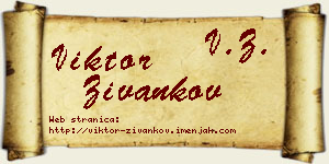 Viktor Živankov vizit kartica